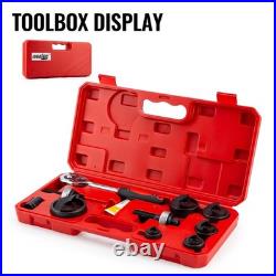 Compact 6-Piece Electrical Conduit Hole Cutter Set for DIY and Professionals