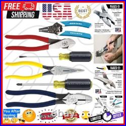 Complete 6-Piece Electrician Tool Kit with Pliers, Wire Stripper & Screwdrivers Complete 6-Piece Electrician Tool Kit with Pliers, Wire Stripper & Screwdrivers