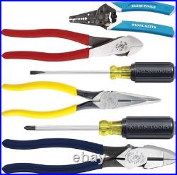 Complete 6-Piece Electrician Tool Kit with Pliers, Wire Stripper & Screwdrivers Complete 6-Piece Electrician Tool Kit with Pliers, Wire Stripper & Screwdrivers