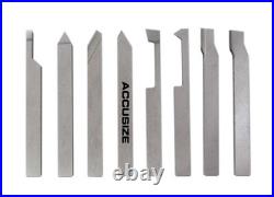 Complete 8-Pc HSS Tool Bit Set with External Cutter Ideal for Machining