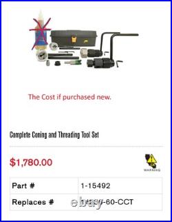 Complete Coning and Threading Tool Set