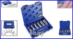 Complete HSS Annular Cutter Set with Pilot Pins Compact Case Included