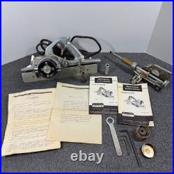Complete Porter-Cable 126 Porta-Plane, 5014 Cutter Grinder Set with Case USA Works