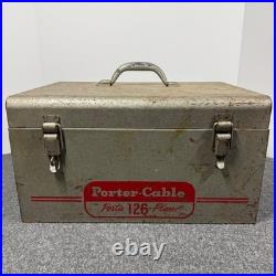 Complete Porter-Cable 126 Porta-Plane, 5014 Cutter Grinder Set with Case USA Works
