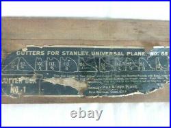 Complete Set of (53) Cutters for Stanley No 55 Combination Plane Antique Vintage