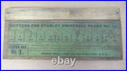 Complete Set of Cutters for Stanley No. 55 Universal Plane