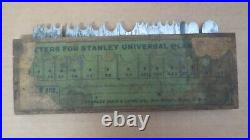 Complete Set of Cutters for Stanley No. 55 Universal Plane