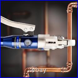 Copper Pipe Crimping Tool Set with Pipe Cutter Ergonomic Grip & Rotatable Head