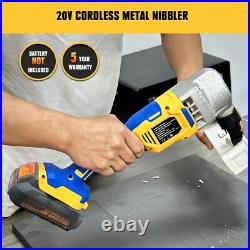 Cordless Nibbler Metal Cutter Compatible with Dewalt 20V Max Battery (Tool Only) Cordless Nibbler Metal Cutter Compatible with Dewalt 20V Max Battery (Tool Only)