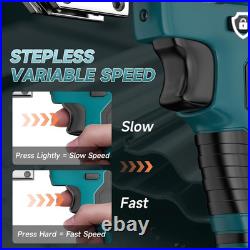 Cordless Sheet Metal Cutter, Metal Cutting Shears with 2×4.0Ah Battery, 360° Piv
