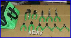 Cornwell Tools 11 PC Green Pliers & Cutter Set with Carry Bag