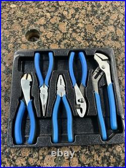 Cornwell Tools 5 Piece Pliers/Cutter Set Blue Handle