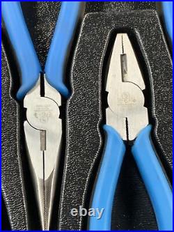 Cornwell Tools 5 Piece Pliers/Cutter Set Blue Handle