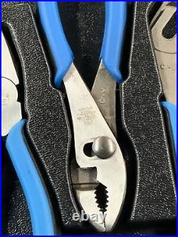 Cornwell Tools 5 Piece Pliers/Cutter Set Blue Handle