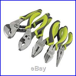 Craftsman Evolv 5 Pc. Pliers Set Piece Green Tools Needle Nose Plier Cutters