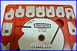 Craftsman Woodworking Molding Cutter Set Tool FREE SHIPPING