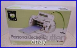 Cricut Personal Electronic Cutter (6 cartridges, Papers, Tool set) MINTY IN BOX