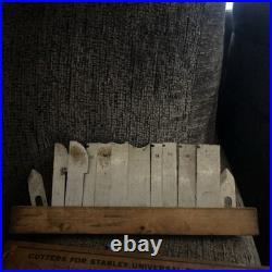 Cutter set lot STANLEY TOOLS 55 Plane #3 irons w slitter