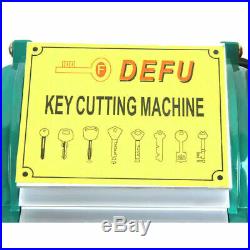 DEFU Key Duplicating Cutting Cutter Copy Machine Duplicator Locksmith Set Tool