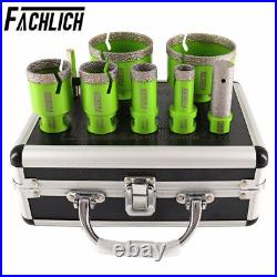 Diamond Drilling Bit Set for Ceramic Granite Tile Hole Saw Cutter Tool 8pcs/Box