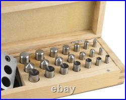 Disc Cutter Doming Set 21 Punches for Jewelry Making SFC Tools 25-588