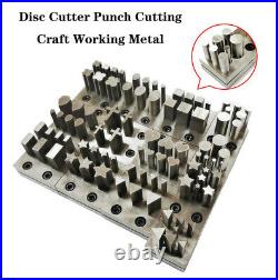 Disc Cutter Punch Cutting Craft Working Metal Jewelry Tool Heart Star Square