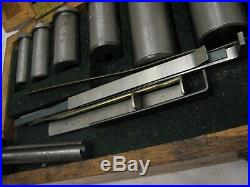 Du Mont Minute Man 10 Keyway Broach Set Cutter Shaft Key Way Hole Machinist Tool