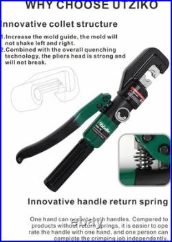 Durable Hydraulic Crimping Tool & Cutter Set for Electrical and Cable Works