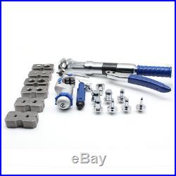 Durable Hydraulic Flaring Tool Set Pipe Fuel Line Expander + Cutter Kit Steel US