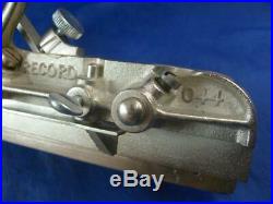 Early type Record 044 plough / rebate plane, full set of cutters, fully restored