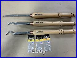 Easy Wood Tools Full Size Hollowing Tools 3 Piece Set With New Cutters