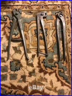 Eldi VAR Spoke Cutter Nipper Vintage Pro Used Good Working Set of 3 Cool Tools