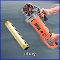 Electric Pipe Cutter Kit Pipe Threader Tool Set Threading Machine & 6 Dies