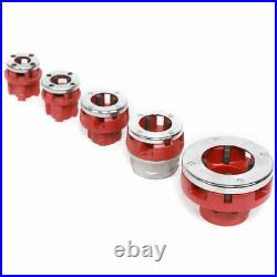 Electric Pipe Cutter Kit Pipe Threader Tool Set Threading Machine & 6 Dies Electric Pipe Cutter Kit Pipe Threader Tool Set Threading Machine & 6 Dies