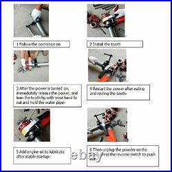 Electric Pipe Cutter Kit Pipe Threader Tool Set Threading Machine & 6 Dies Electric Pipe Cutter Kit Pipe Threader Tool Set Threading Machine & 6 Dies