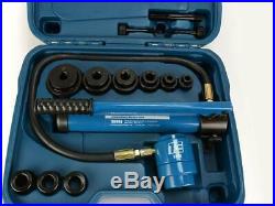 Electrical Conduit Hole Cutter Set Hydraulic Knockout Punch TH0004 Tool Kit