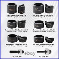 Electrician Hole Punch Set 1/2-2 Cutter Tool Kit