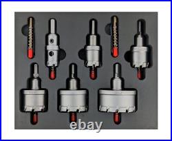 Electrician TCTL Hole Cutter Set of 6pcs. Includes 7/8, 1-1/8, 2, 2-1/2