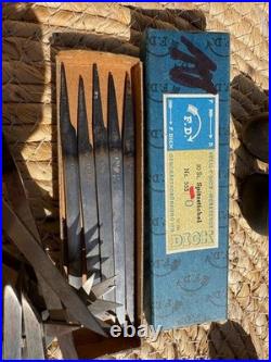 F. D. Pfeil Dick Friedrich fine precise Chisel Engraving Cutter Set Tools