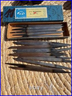 F. D. Pfeil Dick Friedrich fine precise Chisel Engraving Cutter Set Tools
