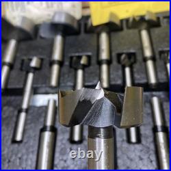 Fisch 16-Piece Wave Cutter Evolution Forstner Bit Set with Wooden Box (Imperial)
