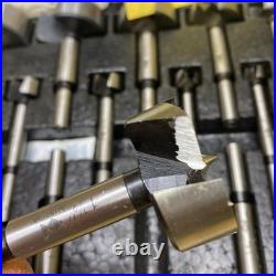 Fisch 16-Piece Wave Cutter Evolution Forstner Bit Set with Wooden Box (Imperial)