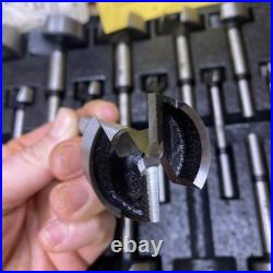 Fisch 16-Piece Wave Cutter Evolution Forstner Bit Set with Wooden Box (Imperial)