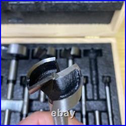 Fisch 16-Piece Wave Cutter Evolution Forstner Bit Set with Wooden Box (Imperial)