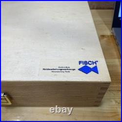 Fisch 16-Piece Wave Cutter Evolution Forstner Bit Set with Wooden Box (Imperial)
