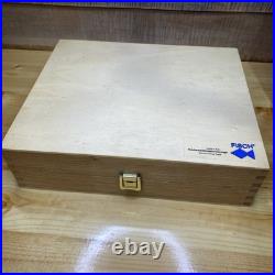 Fisch 16-Piece Wave Cutter Evolution Forstner Bit Set with Wooden Box (Imperial)