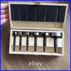 Fisch Wave Cutter Forstner Drill Bit Set, 6-Piece Metric Woodworking Tool Set