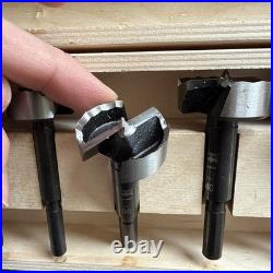 Fisch Wave Cutter Forstner Drill Bit Set, 6-Piece Metric Woodworking Tool Set