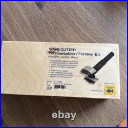 Fisch Wave Cutter Forstner Drill Bit Set, 6-Piece Metric Woodworking Tool Set