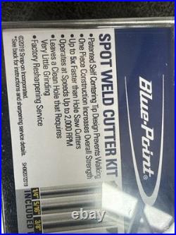 For Blue Point Tools SWDK4 Spot Weld Cutter Kit New 4pc